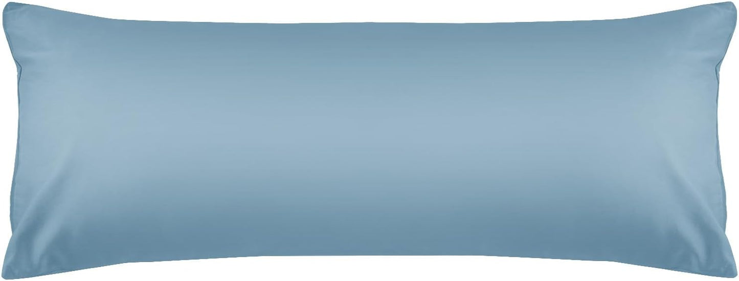 Cotton Pillow Cases Set of 2, 600 Thread Count Pillowcases , Soft Long Staple Cotton Pillowcases Breathable with Envelope Closure