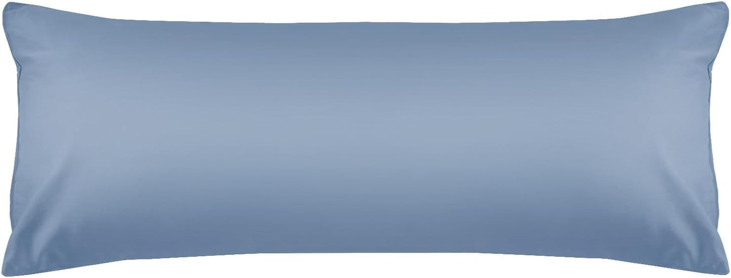 Cotton Pillow Cases Set of 2, 600 Thread Count Pillowcases , Soft Long Staple Cotton Pillowcases Breathable with Envelope Closure