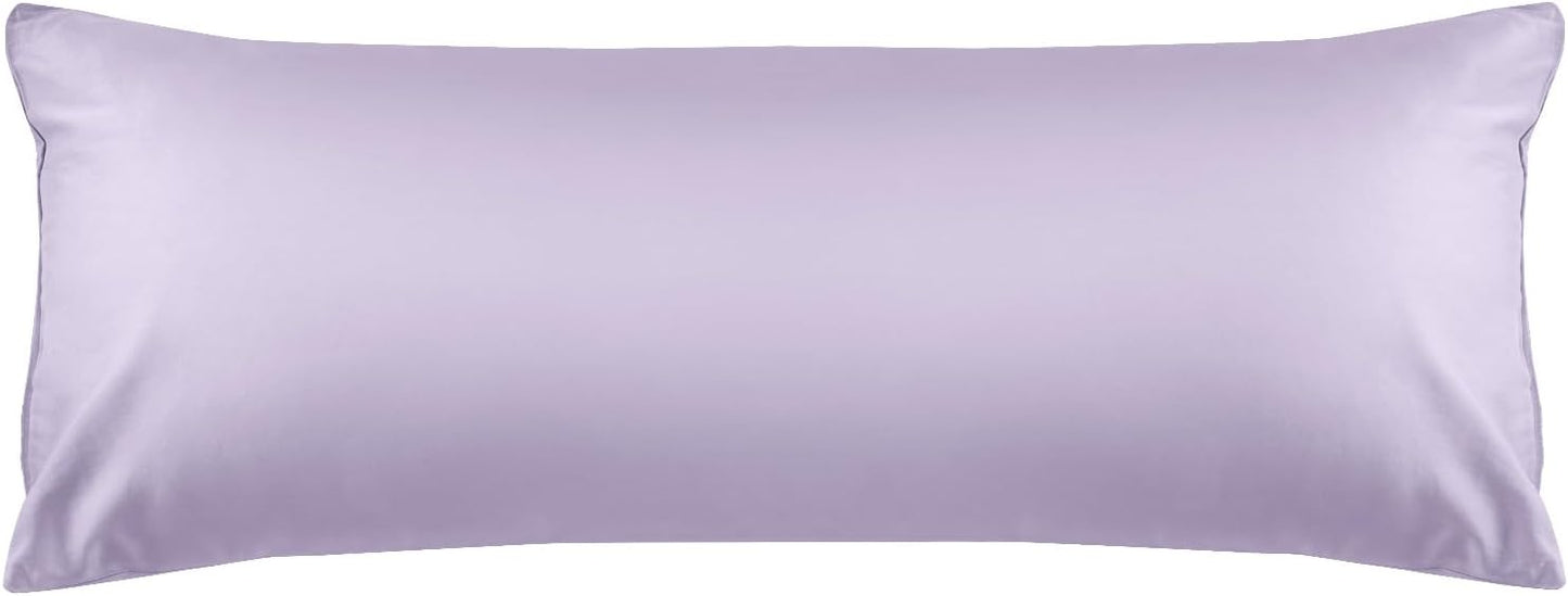 Cotton Pillow Cases Set of 2, 600 Thread Count Pillowcases , Soft Long Staple Cotton Pillowcases Breathable with Envelope Closure